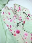 FANCY COTTON FLORAL PRINTED EMBROIDERY WORK TOP BOTTOM WITH DUPATTA PARTY WEAR WHOLESALE PRICE ETHNIC GARMENT (6)