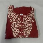 FANCY COTTON SILK EMBROIDREY WORK TOP BOTTOM WITH DUPATTA PARTY WEAR WHOLESALE PRICE ETHNIC GARMENT (3)