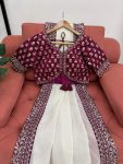 FANCY CRUNCHY SILK THREAD SEQUENCE WORK SAREE WITH UNSTKITCHED BLOUSE PARTY WEAR WHOLESALE PRICE ETHNIC GARMENT (6)