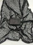 FANCY GEORGETTE EMBROIDERY SEQUENCE LACE WORK SAREE WITH USNTITCHED BLOUSE PARTY WEAR WHOLESALE PRICE ETHNIC GARMENT (3)