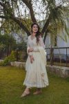 FANCY GEORGETTE EMBROIDERY SEQUENCE LATKAN WORK GOWN BOTTOM WITH DUPATTA PARTY WEAR WHOLESALE PRICE ETHNIC GARMENT (6)