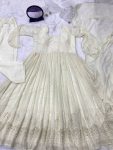 FANCY GEORGETTE EMBROIDERY SEQUENCE LATKAN WORK GOWN BOTTOM WITH DUPATTA PARTY WEAR WHOLESALE PRICE ETHNIC GARMENT (6)