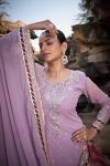 FANCY GEORGETTE THREAD SEQUENCE MOTI WORK TOP SHARARA WITH DUPATTA PARTY WEAR WHOLESALE PRICE ETHNIC GARMENT (6)