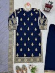 FANCY GEORGETTE THREAD SEQUENCE PEARL WORK TOP BOTTOM WITH DUPATTA PARTY WEAR WHOLESALE PRICE ETHNIC GARMENT (3)