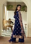 FANCY GEORGETTE THREAD SEQUENCE PEARL WORK TOP BOTTOM WITH DUPATTA PARTY WEAR WHOLESALE PRICE ETHNIC GARMENT (3)