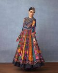 FANCY MUSLIN COTTON DIGITAL PRINTED GOWN WITH DUPATTA PARTY WEAR WHOLESALE PRICE ETHNIC GARMENT (8)