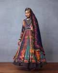 FANCY MUSLIN COTTON DIGITAL PRINTED GOWN WITH DUPATTA PARTY WEAR WHOLESALE PRICE ETHNIC GARMENT (8)