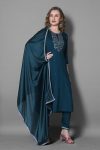 FANCY SILK BLEND EMBROIDERY WORK TOP BOTTOM WITH DUPATTA PARTY WEAR WHOLESALE PRICE ETHNIC GARMENT (6)