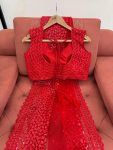 FANCY SOFT NET THREAD SEQUENCE WORK SAREE WITH UNSTITCHED BLOUSE PARTY WEAR WHOLESALE PRICE ETHNIC GARMENT (5)