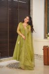 FANCY TABBY ORGANZA SILK THREAD EMBROIDERY WORK GOWN BOTTOM WITH DUPATTA PARTY WEAR WHOLESALE PRICE ETHNIC GARMENT (8)