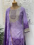 FASHIONABLE CHINON SILK EMBROIDERY SEQUENCE CODING DIGITAL PRINT WORK TOP SHARARA WITH DUPATTA PARTY WEAR WHOLESALE PRICE ETHNIC GARMENT (3)
