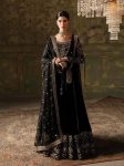 FASHIONABLE GEORGETTE EMBROIDERY SEQUENCE WORK GOWN WITH DUPATTA PARTY WEAR WHOLESALE PRICE ETHNIC GARMENT (3)