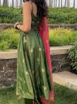 FASHIONABLE SOFT GOLD SHINED EMBROIDERY SEQUENCE WORK TOP BOTTOM WITH DUPATTA FESTIVE WEAR WHOLESALE PRICE ETHNIC GARMENT (7)