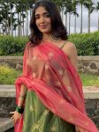 FASHIONABLE SOFT GOLD SHINED EMBROIDERY SEQUENCE WORK TOP BOTTOM WITH DUPATTA FESTIVE WEAR WHOLESALE PRICE ETHNIC GARMENT (7)