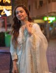 LATEST CHINON SILK EMBROIDERY 5 MM SEQUENCE WORK TOP LEHENGA WITH DUPATTA PARTY WEAR WHOLESALE PRICE ETHNIC GARMENT (4)