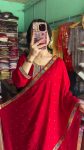 LATEST CHINON SILK EMBROIDERY CODING SEQUENCE WORK AND DIAMOND HANDWORK TOP BOTTOM WITH DUPATTA FESTIVE WEAR WHOLESALE PRICE ETHNIC GARMENT (17)