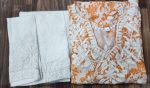 LATEST COTTON DIGITAL PRINT WITH CHIKANKARI WORK KURTI WITH PALAZZO PARTY WEAR WHOLESALE PRICE ETHNIC GARMENT (5)