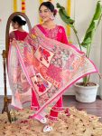 LATEST COTTON EMBROIDERY GOTA PATTI WORK TOP BOTTOM WITH DUPATTA FESTIVE WEAR WHOLESALE PRICE ETHNIC GARMENT (15)