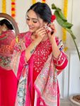 LATEST COTTON EMBROIDERY GOTA PATTI WORK TOP BOTTOM WITH DUPATTA FESTIVE WEAR WHOLESALE PRICE ETHNIC GARMENT (15)