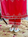 LATEST COTTON EMBROIDERY GOTA PATTI WORK TOP BOTTOM WITH DUPATTA FESTIVE WEAR WHOLESALE PRICE ETHNIC GARMENT (15)