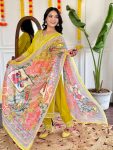 LATEST COTTON EMBROIDERY GOTA PATTI WORK TOP BOTTOM WITH DUPATTA FESTIVE WEAR WHOLESALE PRICE ETHNIC GARMENT (3)