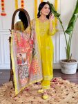 LATEST COTTON EMBROIDERY GOTA PATTI WORK TOP BOTTOM WITH DUPATTA FESTIVE WEAR WHOLESALE PRICE ETHNIC GARMENT (3)