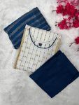 LATEST COTTON EMBROIDERY WEAVING WORK TOP BOTTOM WITH DUPATTA DAILY WEAR WHOLESALE PRICE ETHNIC GARMENT (32)