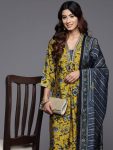 LATEST COTTON FLORAL PRINT TOP BOTTOM WITH DUPATTA CASUAL WEAR WHOLESALE PRICE ETHNIC GARMENT (2)