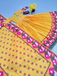 LATEST COTTON KALAMKARI PRINT WITH EMBROIDERY WORK GOWN WITH DUPATTA FESTIVE WEAR WHOLESALE PRICE ETHNIC GARMENT (6)