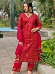 LATEST GEORGETTE EMBROIDERY SEQUENCE WORK TOP BOTTOM WITH DUPATTA FESTIVE WEAR WHOLESALE PRICE ETHNIC GARMENT (4)