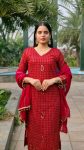 LATEST GEORGETTE EMBROIDERY SEQUENCE WORK TOP BOTTOM WITH DUPATTA FESTIVE WEAR WHOLESALE PRICE ETHNIC GARMENT (4)
