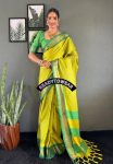 LATEST MERCERIZED SOFT SILK MEENAKARI AND JARI WORK ONE MINUTE SAREE WITH UNSTITCHED BLOUSE FESTIVE WEAR WHOLESALE PRICE ETHNIC GARMENT (10)