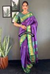 LATEST MERCERIZED SOFT SILK MEENAKARI AND JARI WORK ONE MINUTE SAREE WITH UNSTITCHED BLOUSE FESTIVE WEAR WHOLESALE PRICE ETHNIC GARMENT (6)