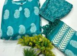 LATEST MUSLIN DIGITAL PRINT AND RUFFLED WORK GOWN BOTTOM WITH DUPATTA FESTIVE WEAR WHOLESALE PRICE ETHNIC GARMENT (3)