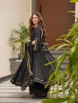 LATEST MUSLIN DIGITAL PRINTED GOWN BOTTOM WITH DUPATTA FESTIVE WEAR WHOLESALE PRICE ETHNIC GARMENT (4)