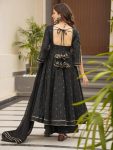 LATEST MUSLIN DIGITAL PRINTED GOWN BOTTOM WITH DUPATTA FESTIVE WEAR WHOLESALE PRICE ETHNIC GARMENT (4)