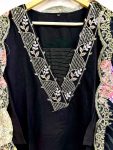 LATEST MUSLIN ZARI THREAD SEQUENCE WORK TOP BOTTOM WITH DUPATTA FESTIVE WEAR WHOLESALE PRICE ETHNIC GARMENT (5)