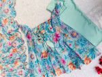LATEST ORGANZA TABBY SILK DIGITAL PRINTED GOWN BOTTOM WITH DUPATTA PARTYWEAR WHOLESALE PRICE ETHNIC GARMENT (3)