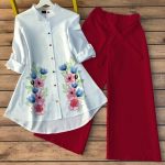 LATEST POLY RAYON DIGITAL PRINTED TOP WITH PALAZZO CASUAL WEAR WHOLESALE PRICE ETHNIC GARMENT (5)