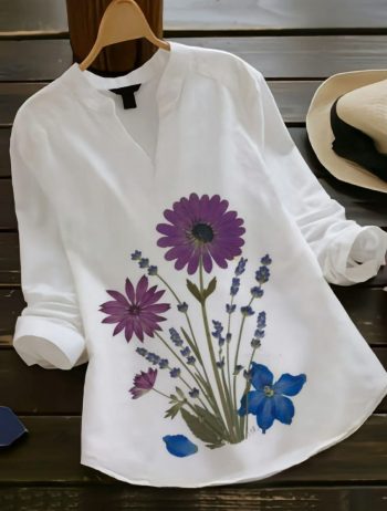 NEW ARRIVAL RAYON COTTON DIGITAL PRINTED ONLY TOP WHITE