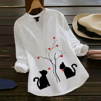 NEW ARRIVAL RAYON COTTON DIGITAL PRINTED ONLY TOP WHITE