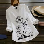 NEW ARRIVAL RAYON COTTON DIGITAL PRINTED ONLY TOP WHITE