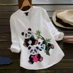 NEW ARRIVAL RAYON COTTON DIGITAL PRINTED ONLY TOP WHITE
