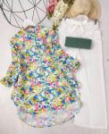 LATEST RAYON DIGITAL PRINTED TOP WITH PALAZZO YELLOW