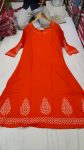 LATEST RAYON FOIL PRINTED TOP WITH BOTTOM FESTIVE WEAR WHOLESALE PRICE ETHNIC GARMENT (1)