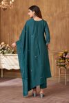 LATEST RAYON SILK EMBROIDERY SEQUENCE WORK TOP BOTTOM WITH DUPATTA FESTIVE WEAR WHOLESALE PRICE ETHNIC GARMENT (13)