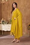 LATEST RAYON SILK EMBROIDERY SEQUENCE WORK TOP BOTTOM WITH DUPATTA FESTIVE WEAR WHOLESALE PRICE ETHNIC GARMENT (8)