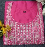 LATEST SILK EMBROIDERY WORK KURTI FESTIVE WEAR WHOLESALE PRICE ETHNIC GARMENT (7)