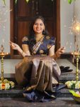 LATEST SOFT BANARASI SILK COPPER ZARI WEAVING WORK SAREE WITH UNSTITCHED BLOUSE FESTIVE WEAR WHOLESALE PRICE ETHNIC GARMENT (4)