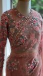 LATEST SOFT NET THREAD WITH SEQUEANCE WORK SAREE WITH UNSTITCHED BLOUSE PARTY WEAR WHOLESALE PRICE ETHNIC GARMENT (16)